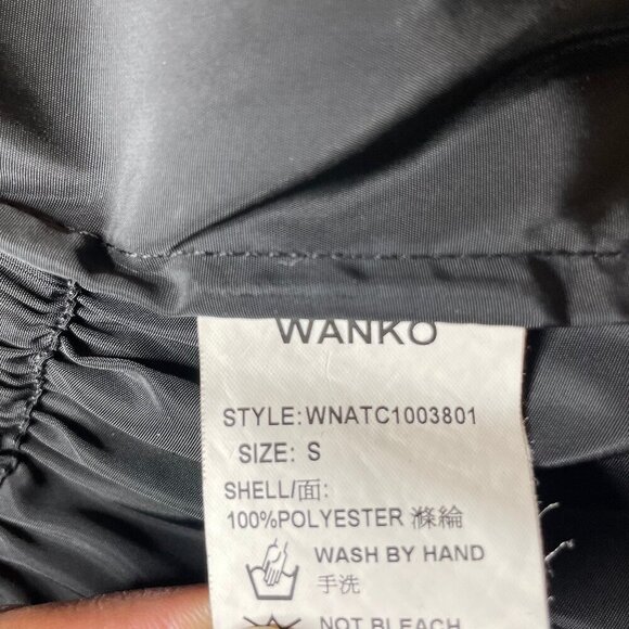 Wanko Women's 90s Coat Boho Fashion Vintage Trench Coat Car Coat Size Small - Picture 7 of 7